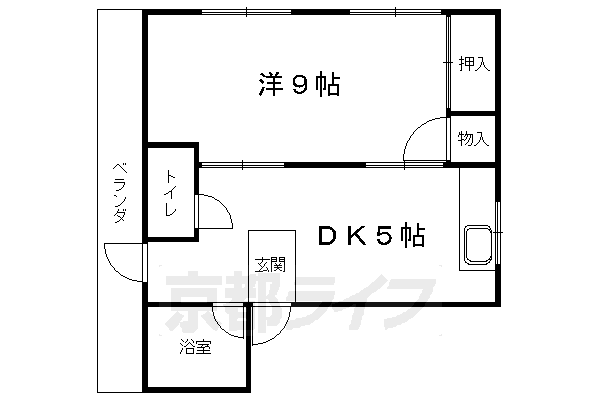 【第二吉与門ハイツの間取り】