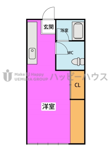 M・A・H　サウスウエストの間取り