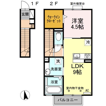 エスパティオンの間取り