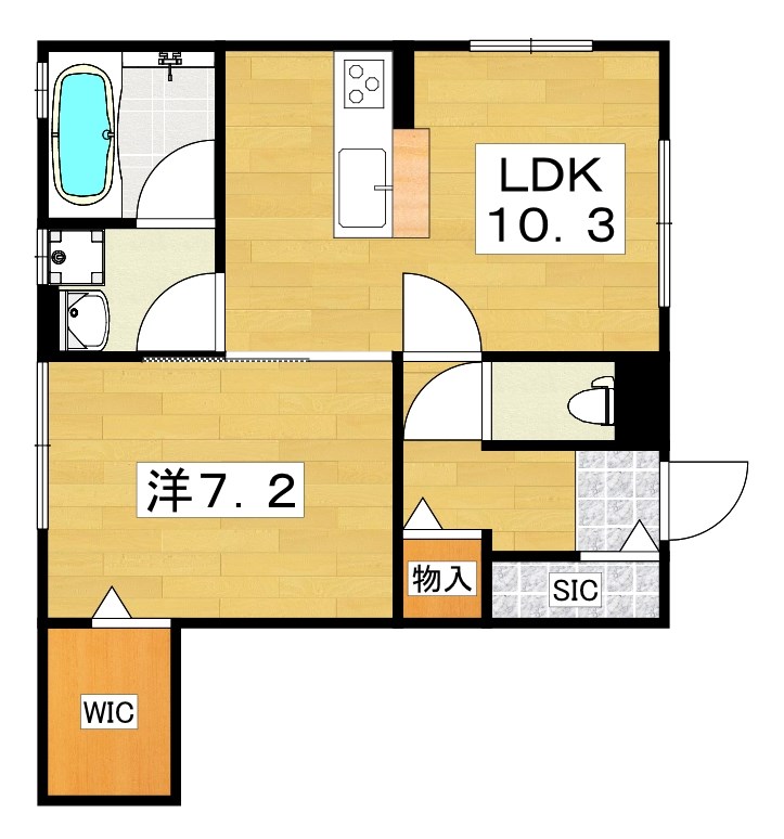 仮称　寝屋川市大谷町戸建の間取り