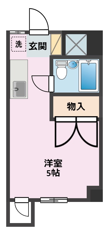第１２平安コーポラスの間取り