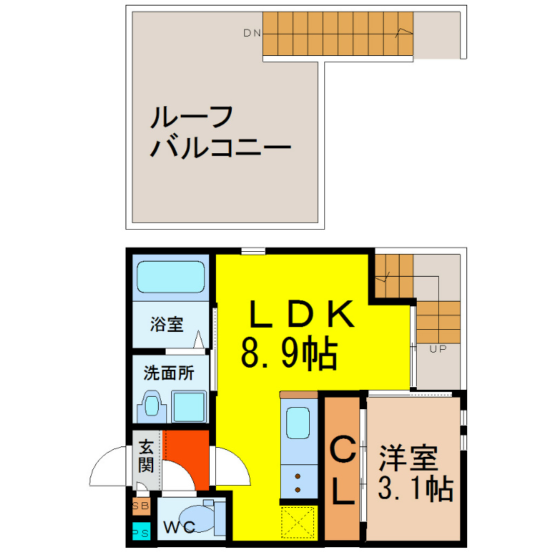 GRANDTIC　Waltz（ワルツ）の間取り