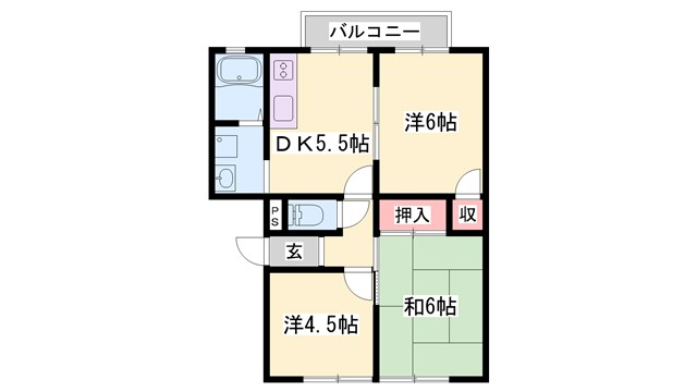 フレグランス金保の間取り