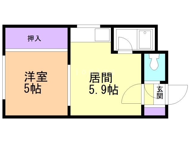 ローヤルハイツ３４１の間取り