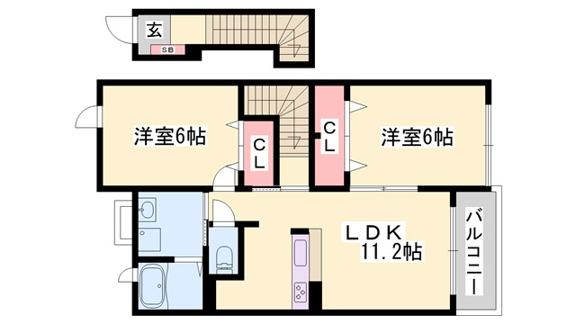 メゾン グラースＢの間取り