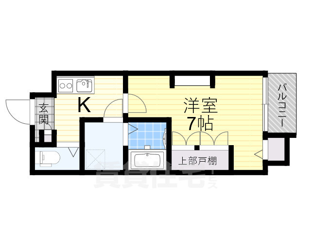 堺市堺区少林寺町東のマンションの間取り