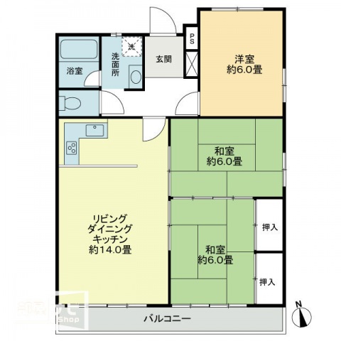 メゾン栗林の間取り