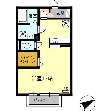 知立市八橋町のアパートの間取り