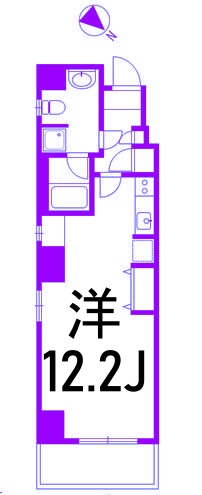 横浜市神奈川区金港町のマンションの間取り