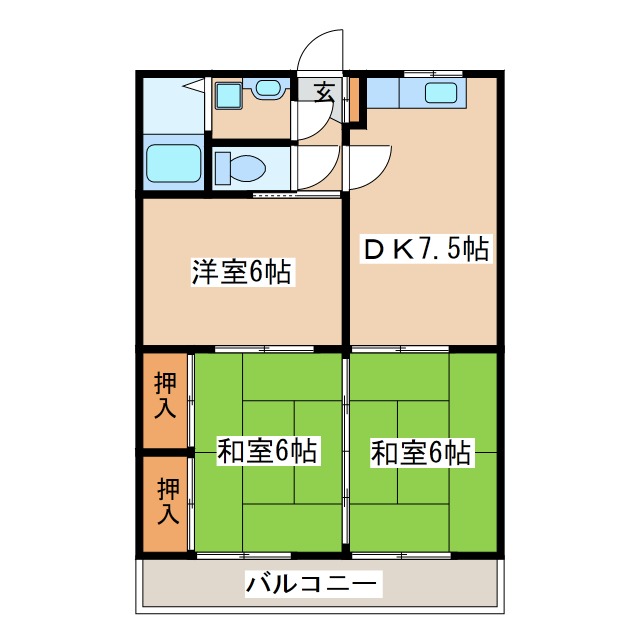 カーリク　IIの間取り