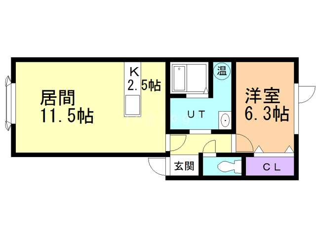 エクセレント新明の間取り