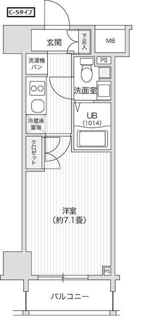 レジディア笹塚IIの間取り