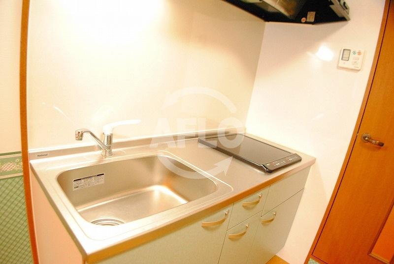 キッチン　グランテージ感彩　２口システムキッチン