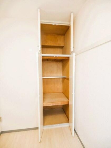 収納　たっぷり入る収納。