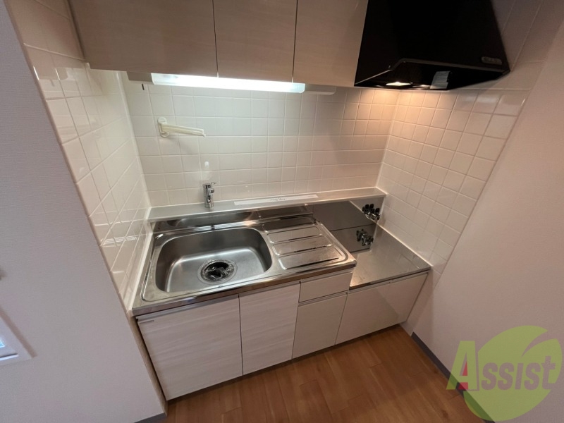 キッチン　ガスキッチンです。２口コンロが設置できます。