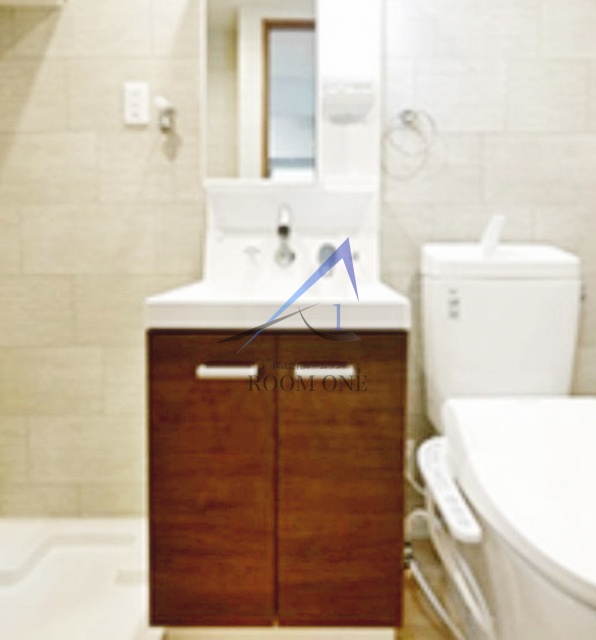 洗面設備　洗面台です。