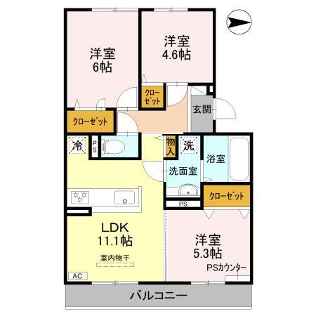 サウス・レジデンス 菱川の間取り写真