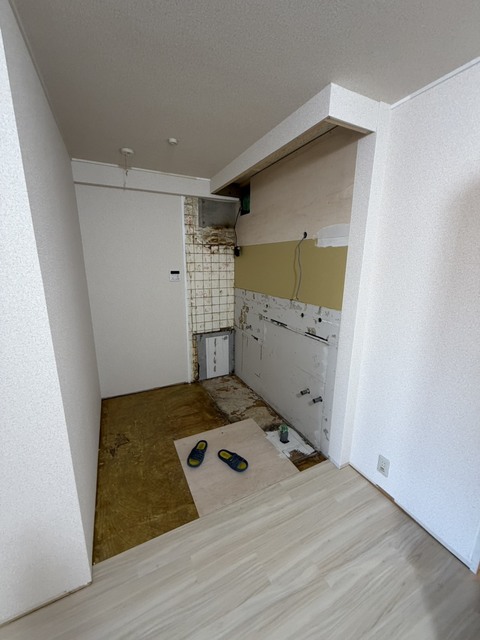 キッチン　リフォーム中