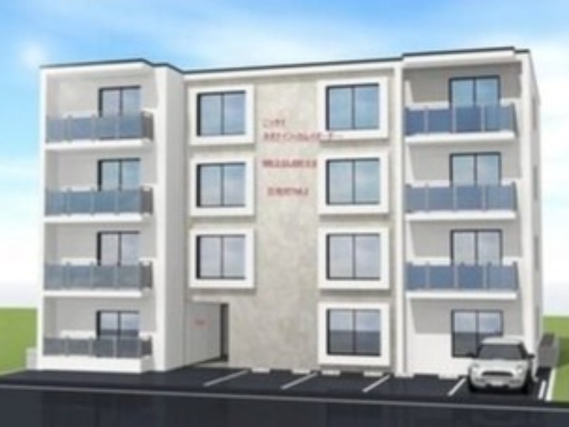 建物外観　完成後予想パース図