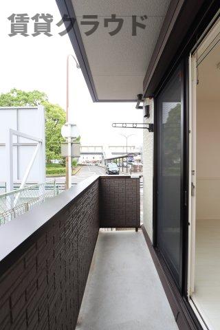 バルコニー　バルコニーがあります