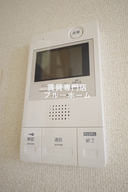 セキュリティ　モニター付きインターホンです！