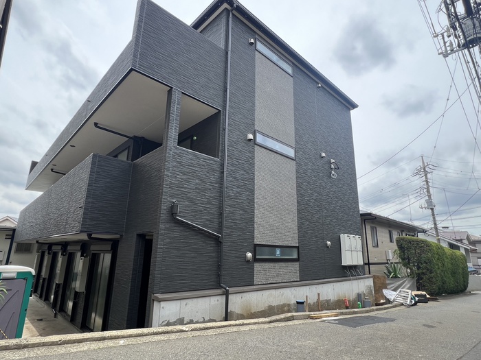 建物外観　建築中