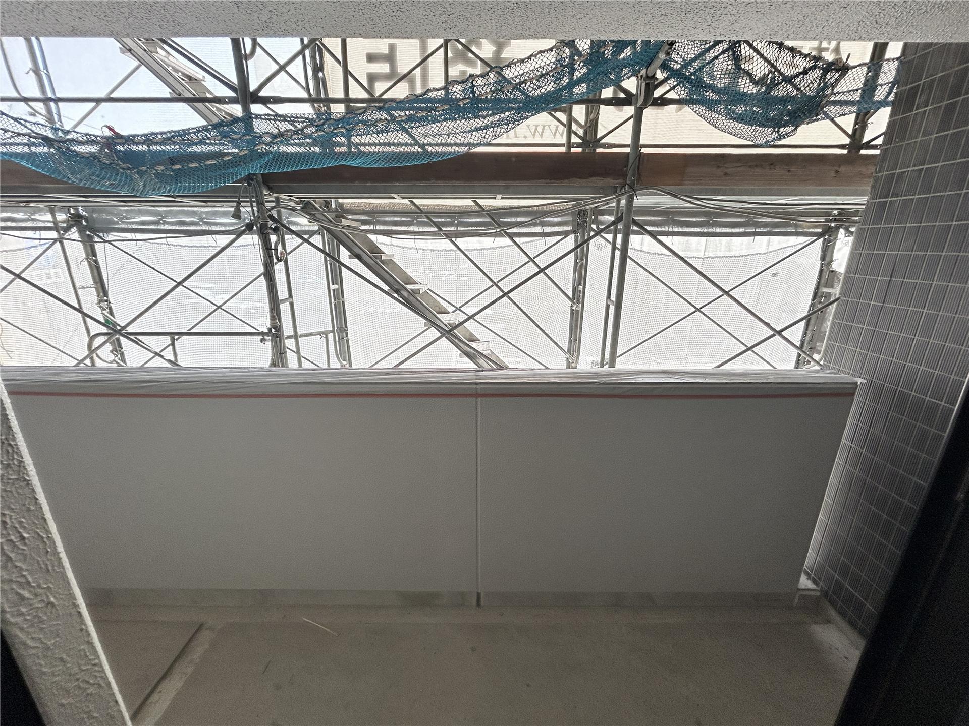 バルコニー　ベランダ(建築中)