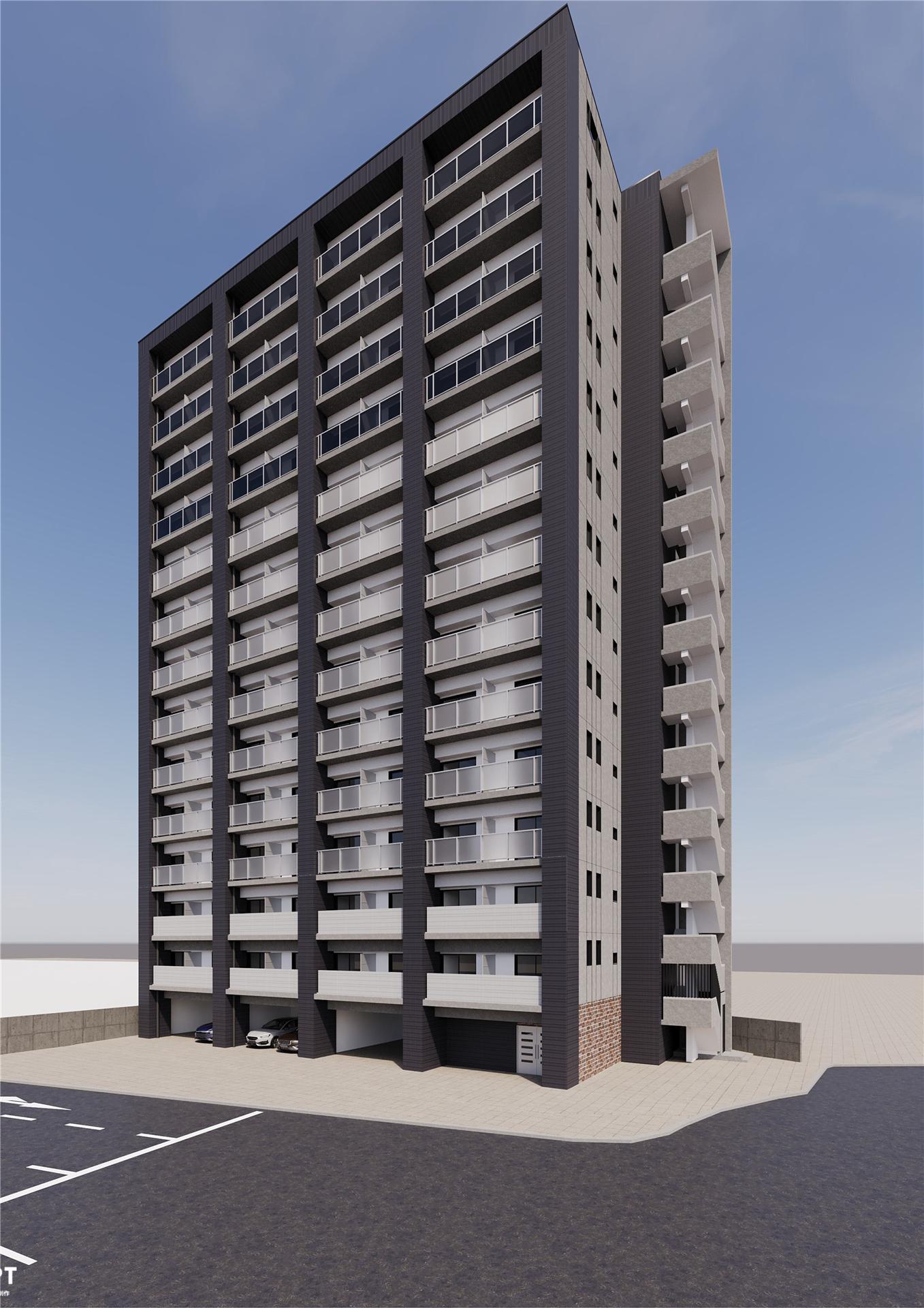 建物外観　完成予想のパースです