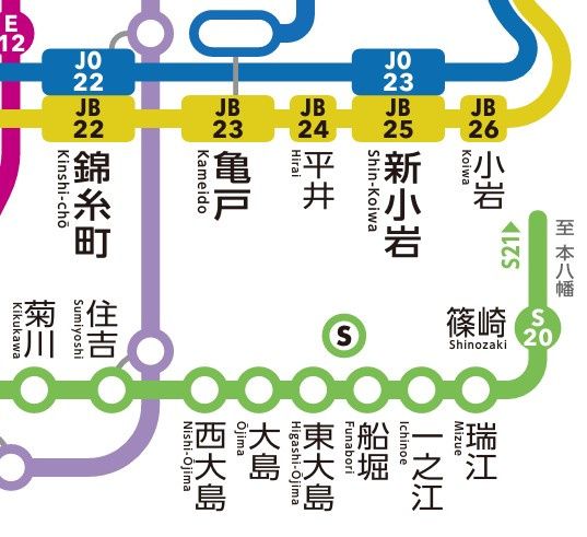 眺望　☆路線図☆