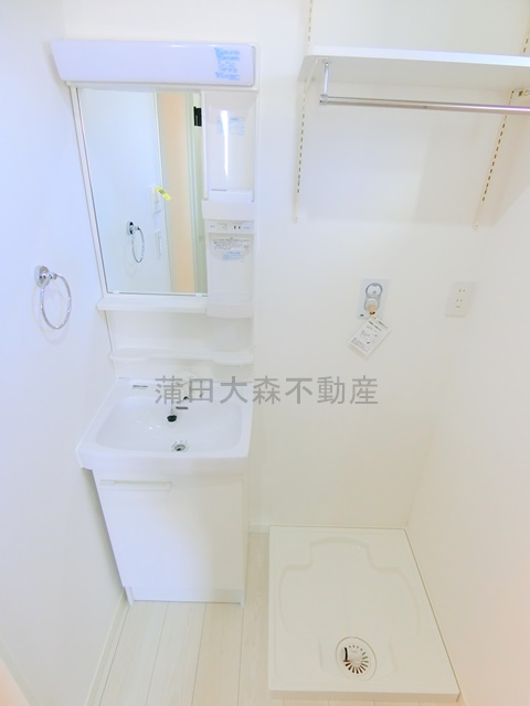 洗面設備　洗面脱衣所　独立洗面台　室内洗濯機置き場