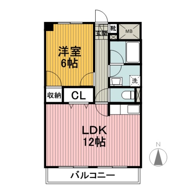 プラテーク綱島の間取り写真