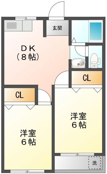 小川マンションの間取り写真