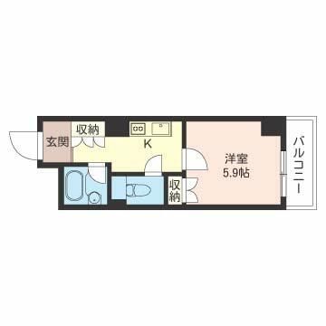 LaSante川崎の間取り写真