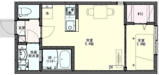 クレイスひばりヶ丘2の間取り写真