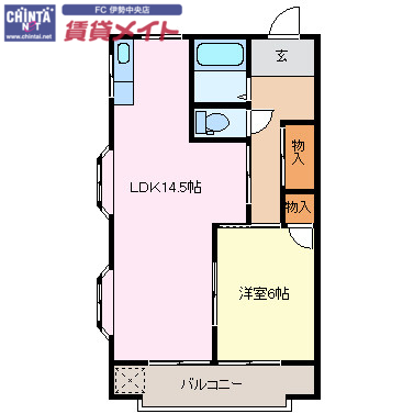 桜マンションの間取り写真