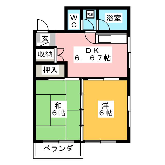 FRIEND VILLA 1の間取り写真