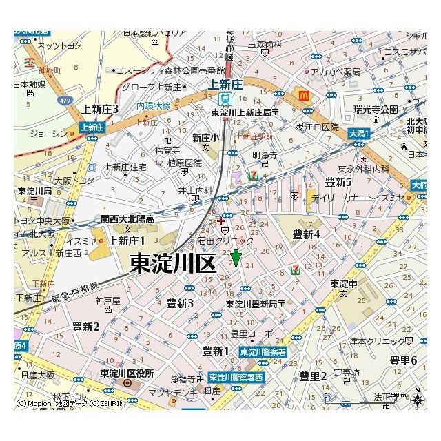 阪急京都線 上新庄駅 徒歩6分 7階建 築33年のその他写真