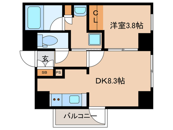 ノヴェル堀江町の間取り写真
