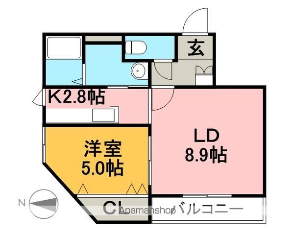 フィーノK3の間取り写真