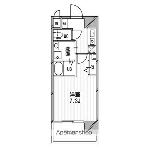 地下鉄中央線 九条駅 徒歩13分 11階建 築20年の間取り写真