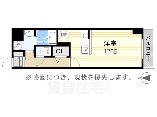 シュテルン中柳の間取り写真