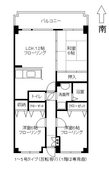 シーナ２１大野城の間取り