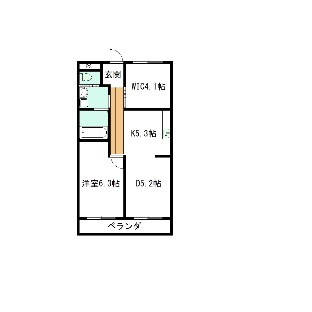 クオレモンゼンの間取り