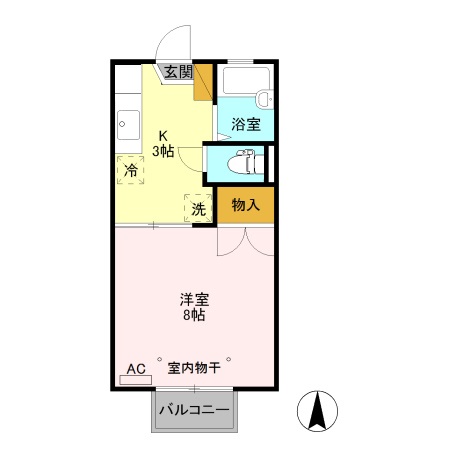 タカダハイツの間取り