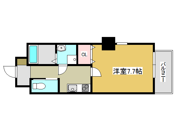 姫路市南町のマンションの間取り