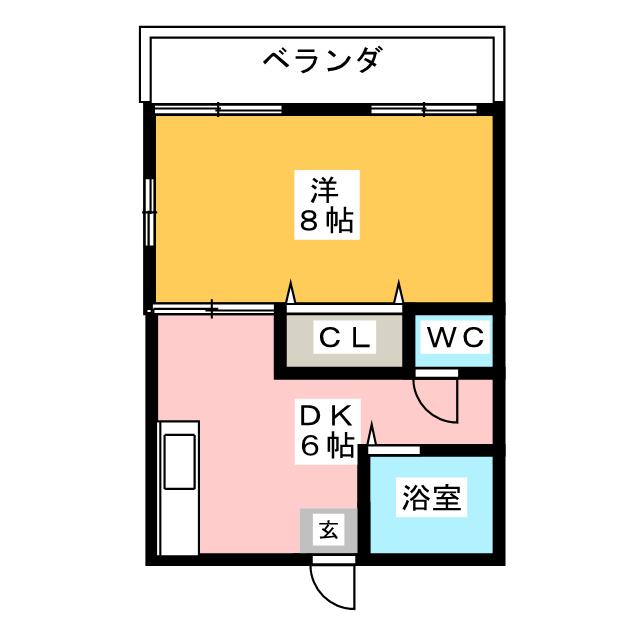 タウニー鹿田の間取り