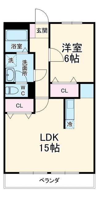 春日井駅南ハイツの間取り