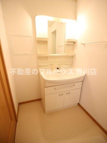 洗面設備　写真は別室・同型タイプ