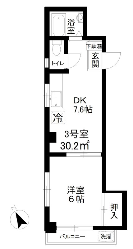 マルモトビルの間取り