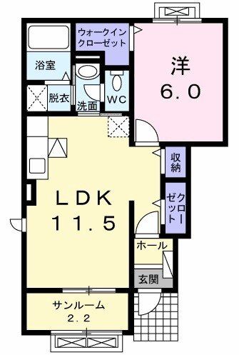 セレーノ　プレッソの間取り